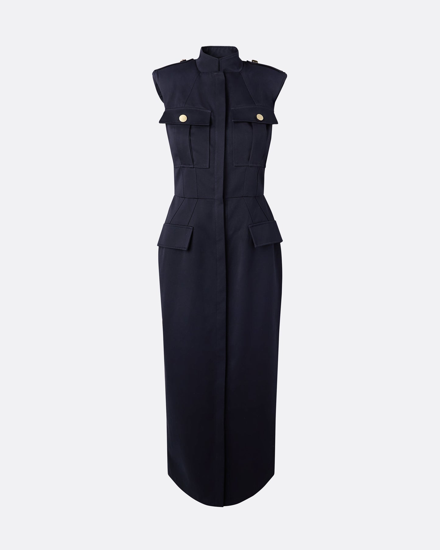 Lani Midnight Navy Midi Dress