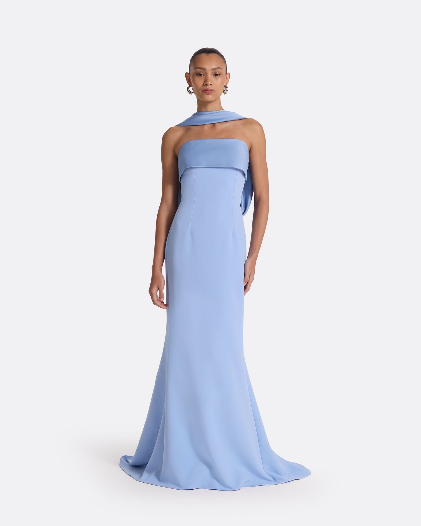 Roshana Carolina Blue Long Dress