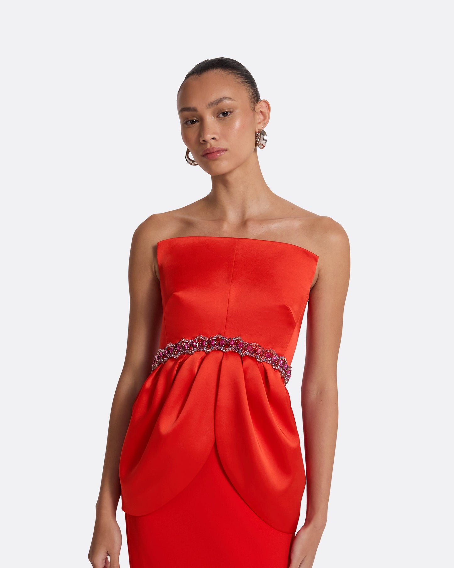 Marrie Scarlet Red Long Dress