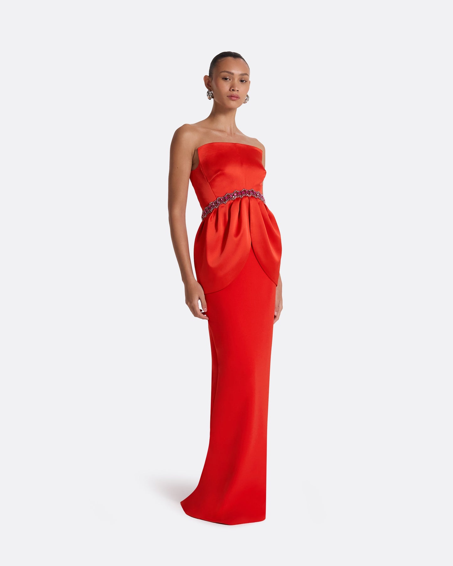 Marrie Scarlet Red Long Dress