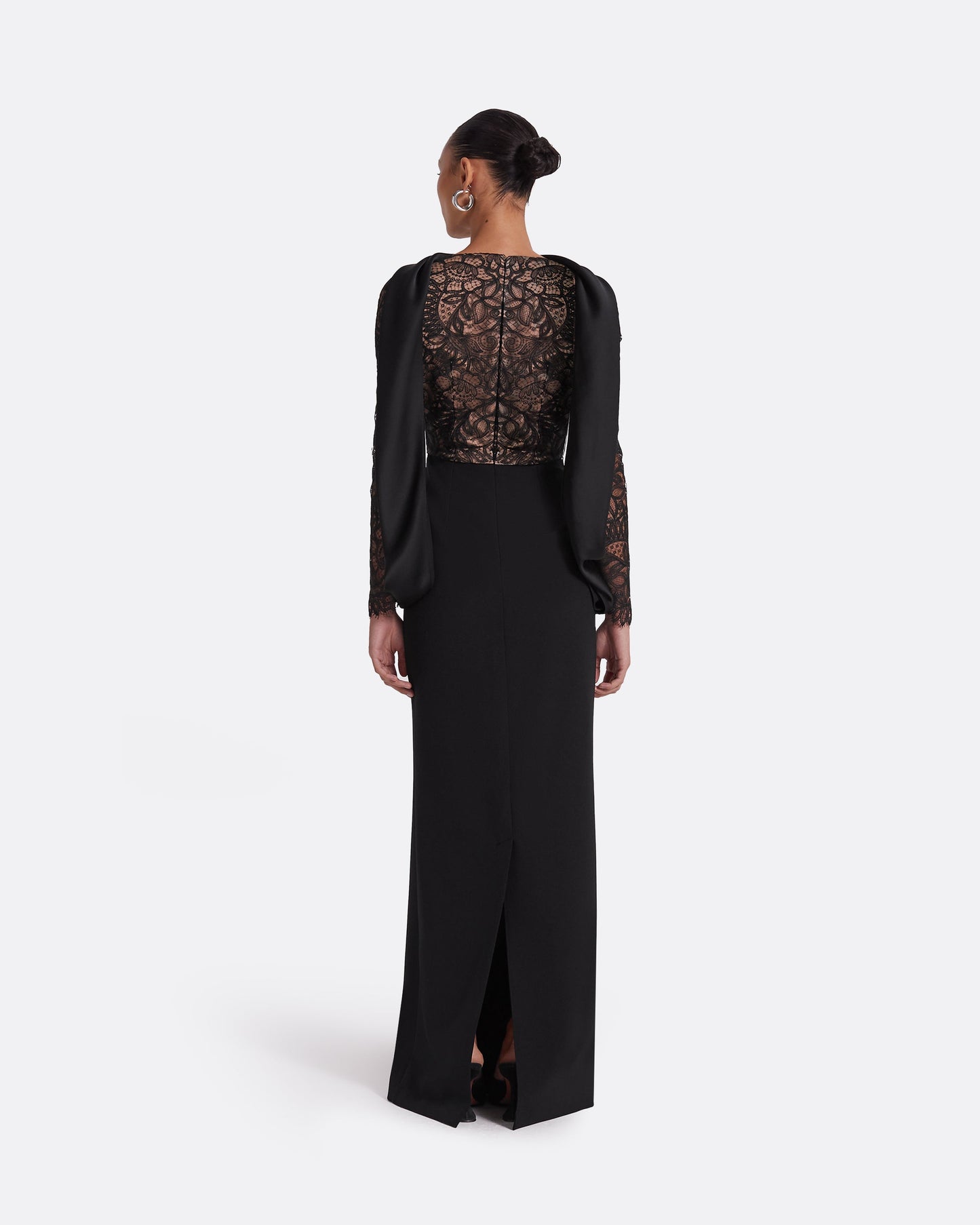 Serryna Black Long Dress