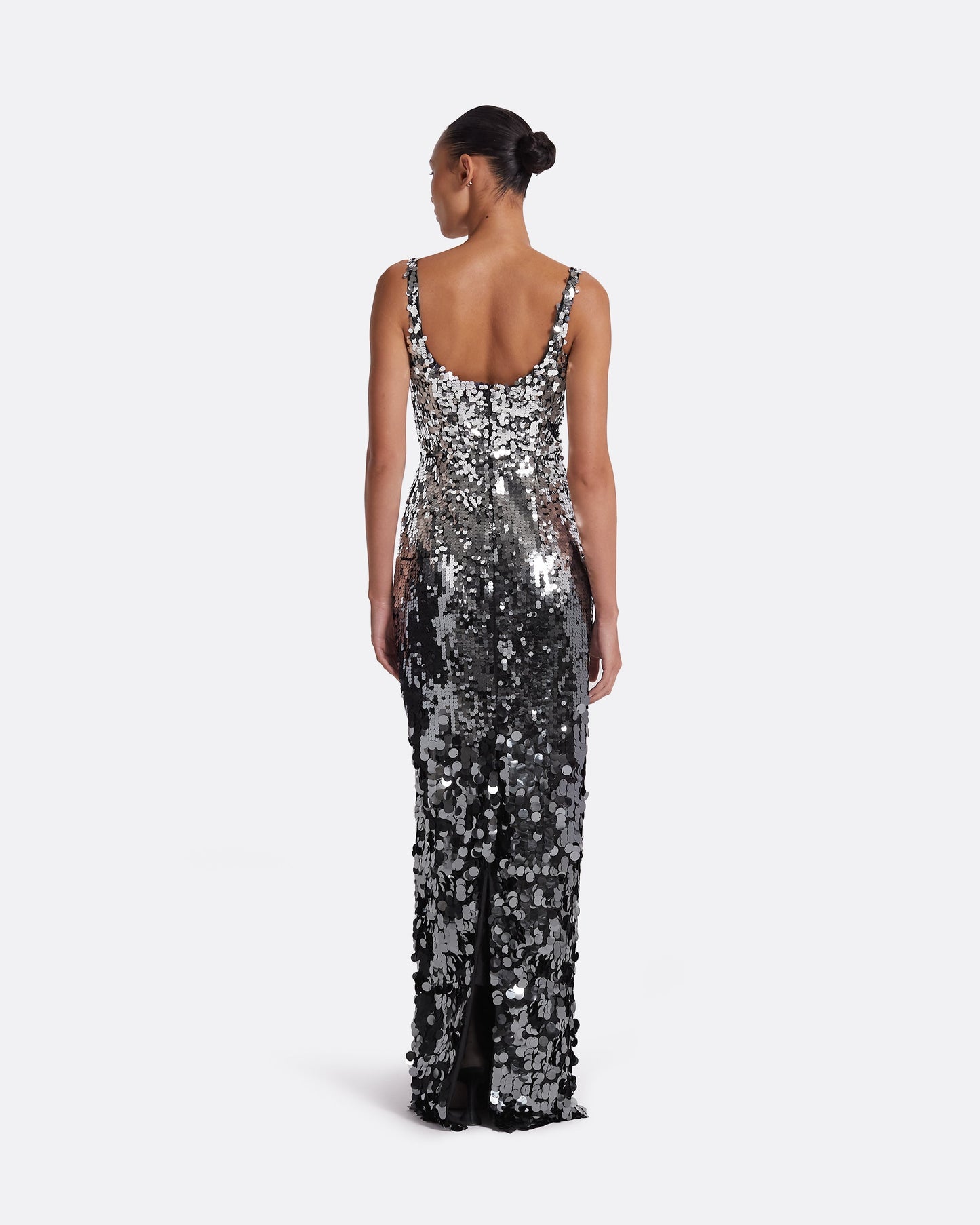 Kristena Gunmetal Long Dress