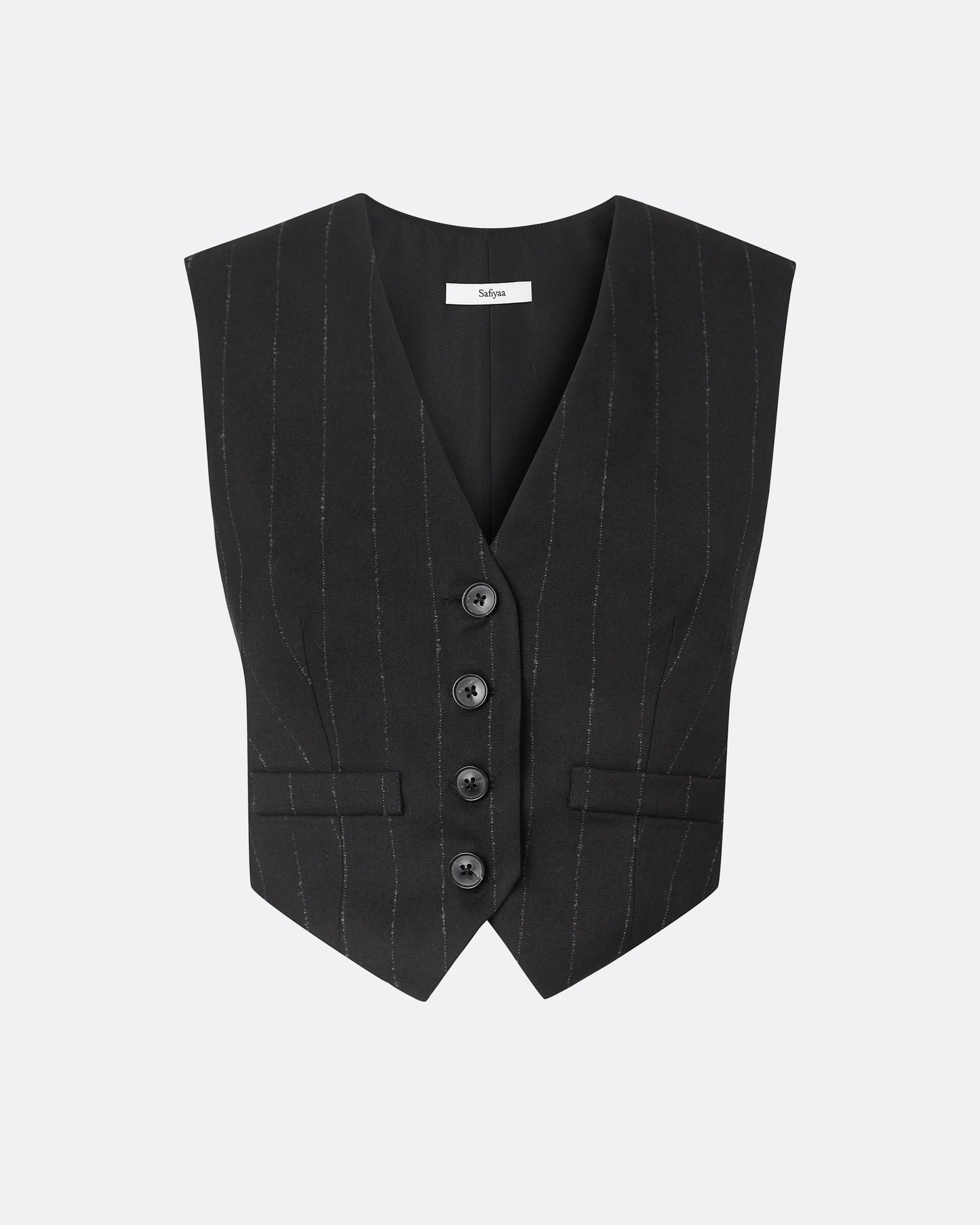 Lana Black Waistcoat