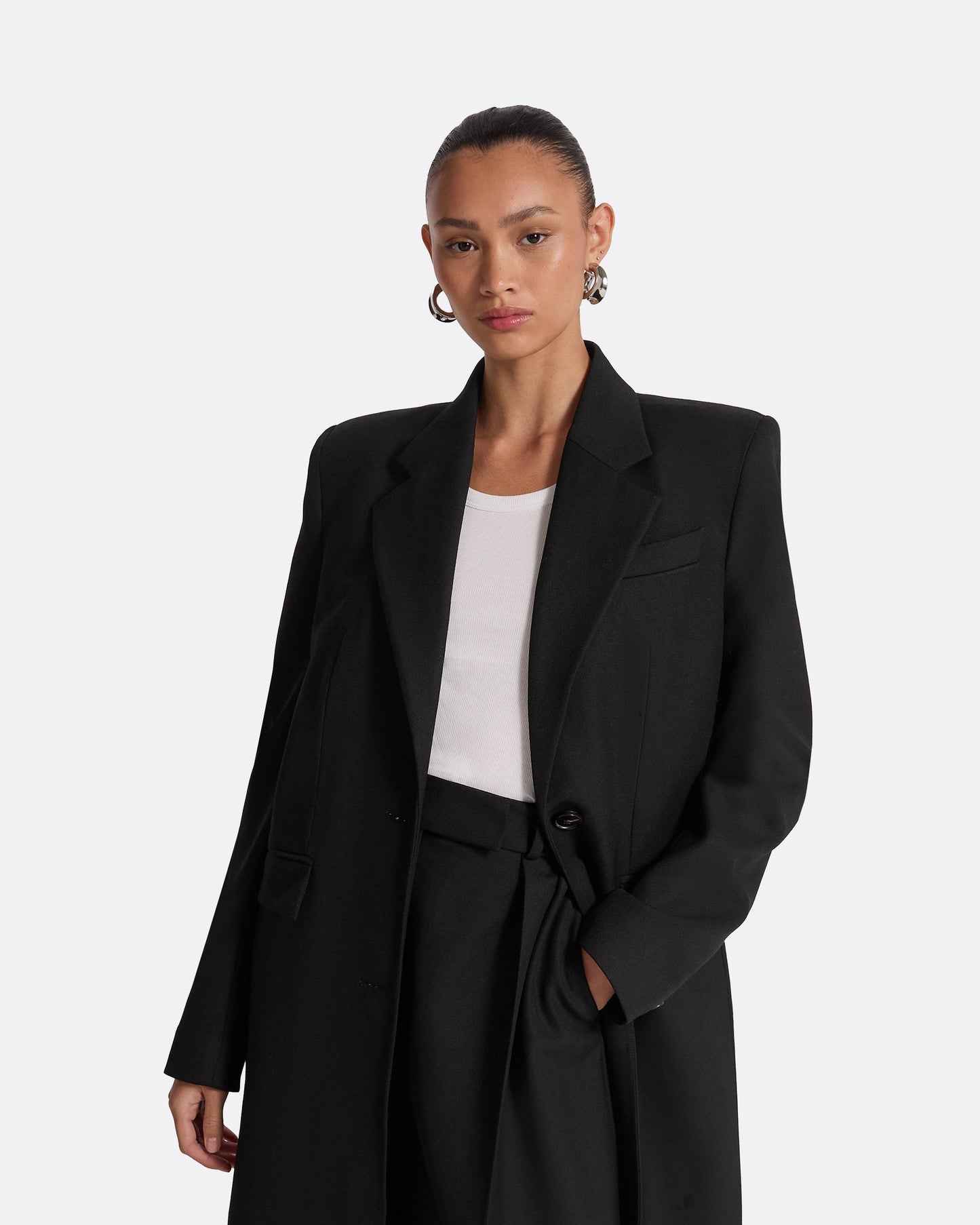 Melisso Black Coat