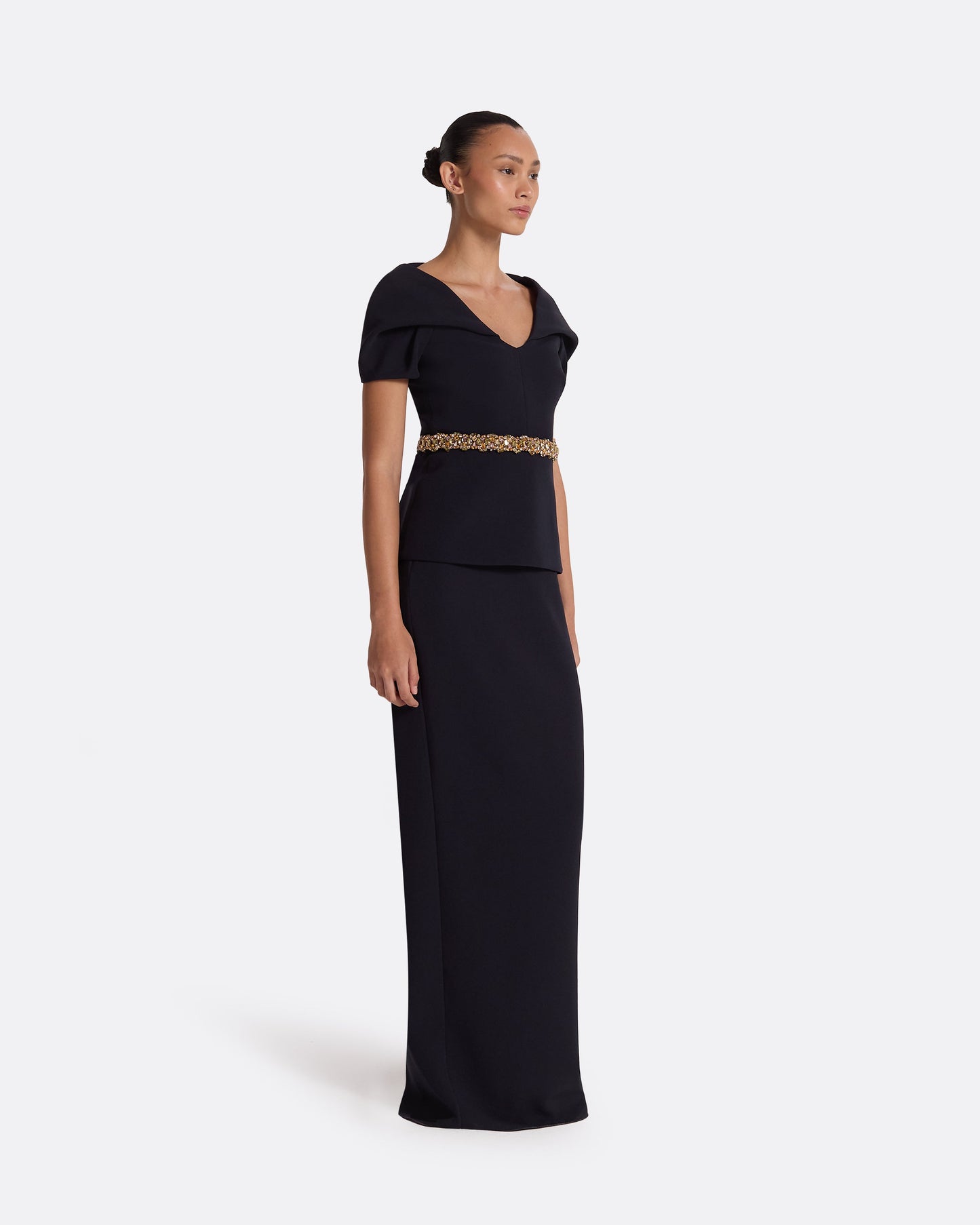 Sadia Midnight Navy Long Dress