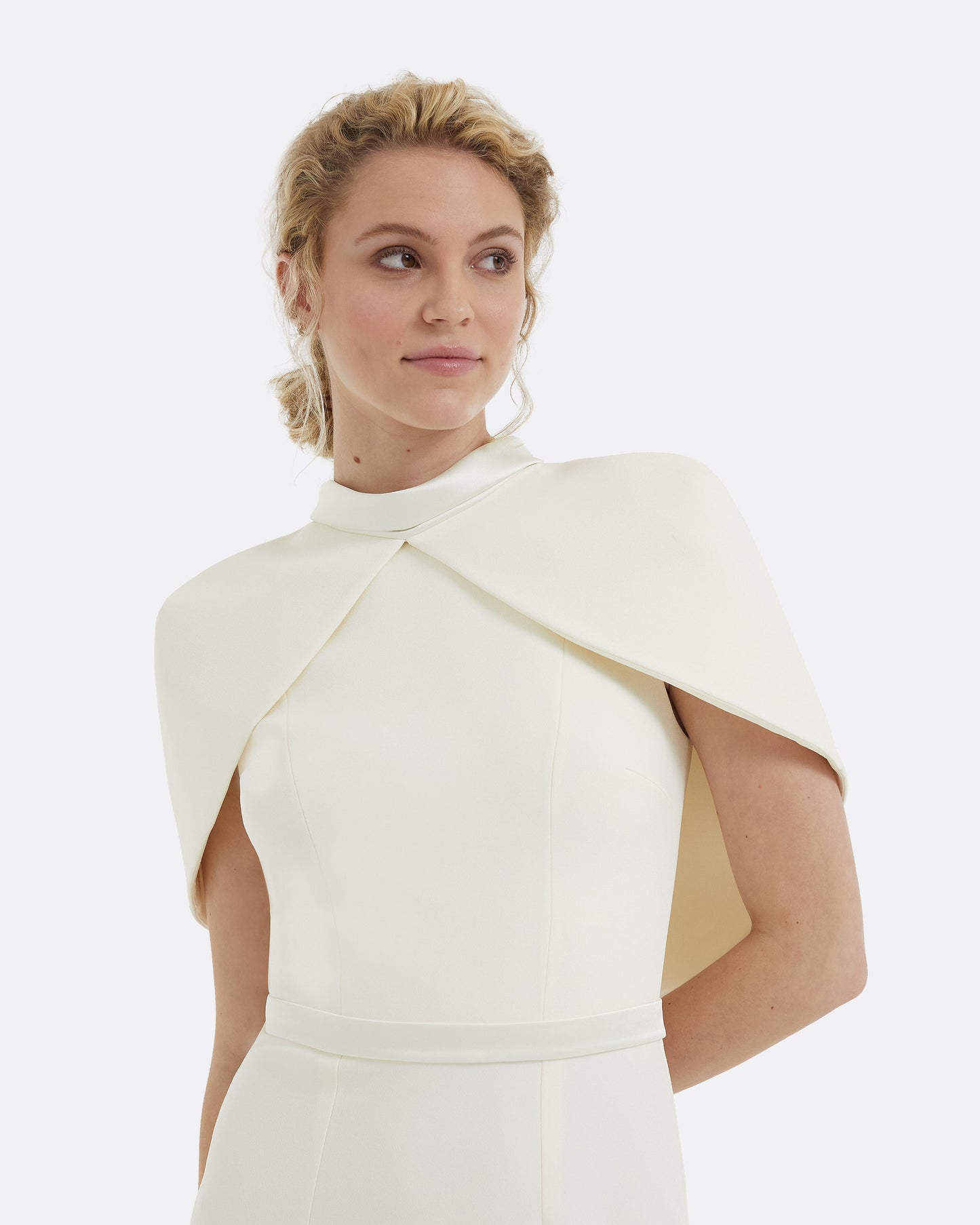 Arella Ivory Midi Dress