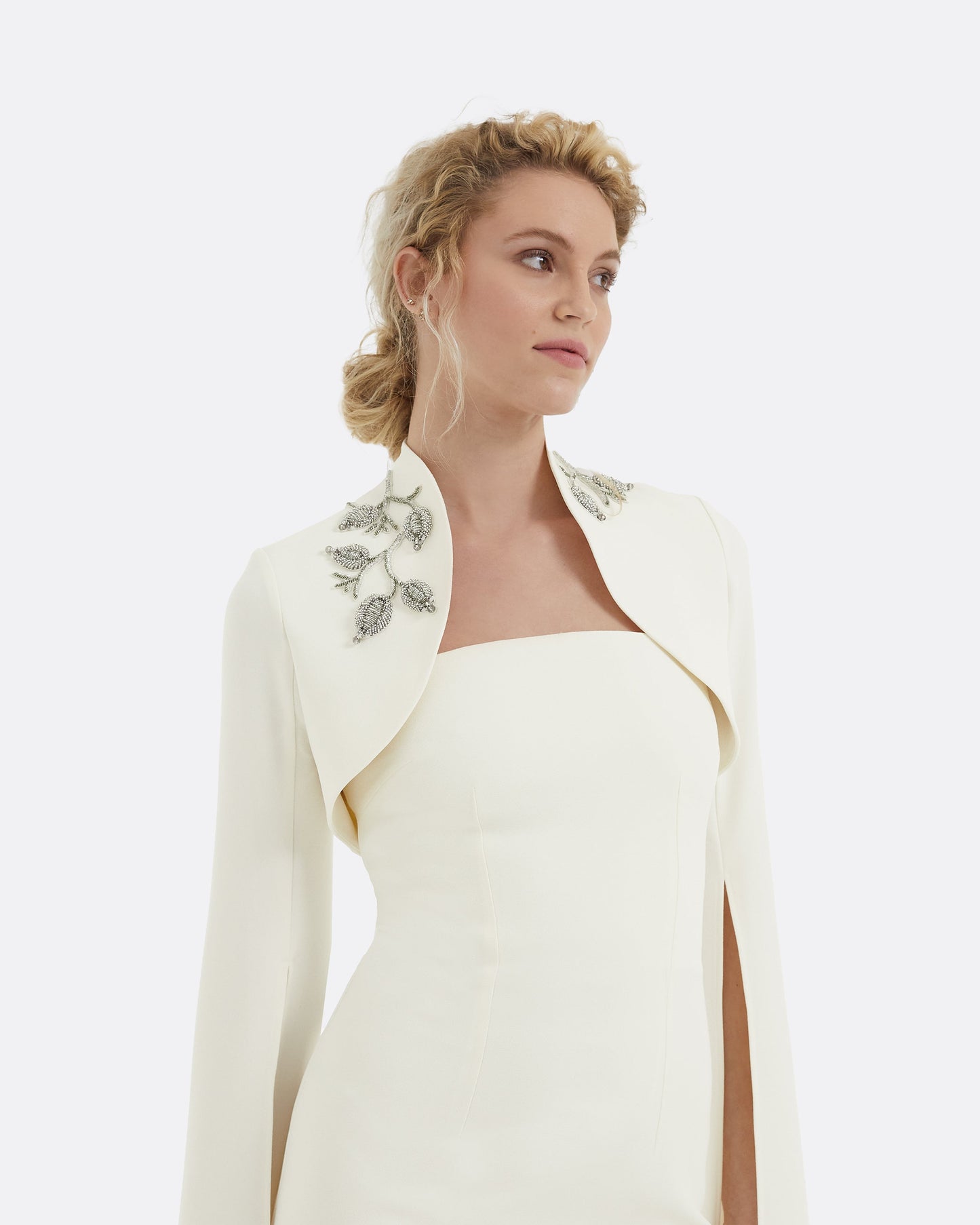 Amari Flower Bud Embroidered Bolero