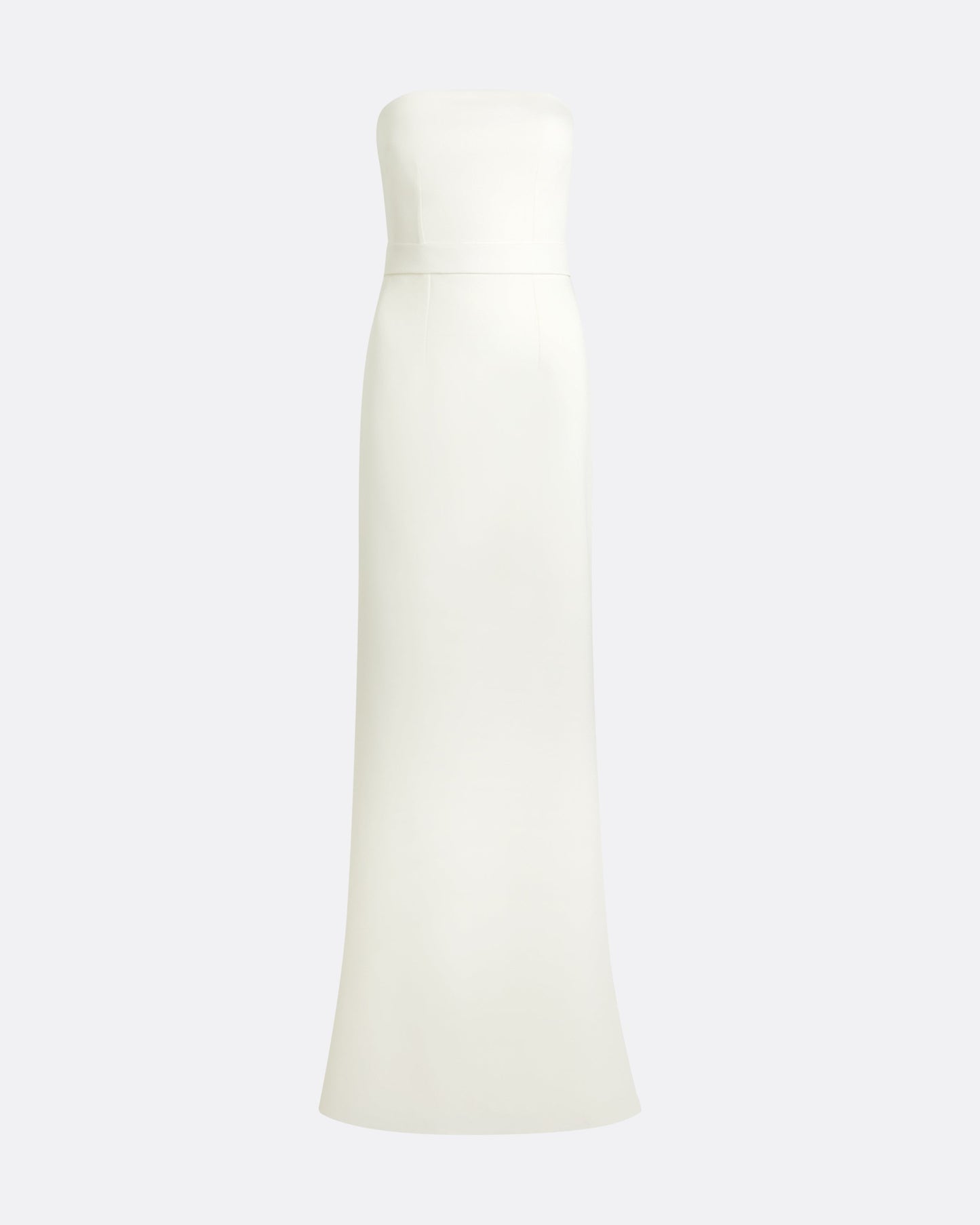 Soshin Ivory Dress With Bellara Curled Leaf Embroidered Harness