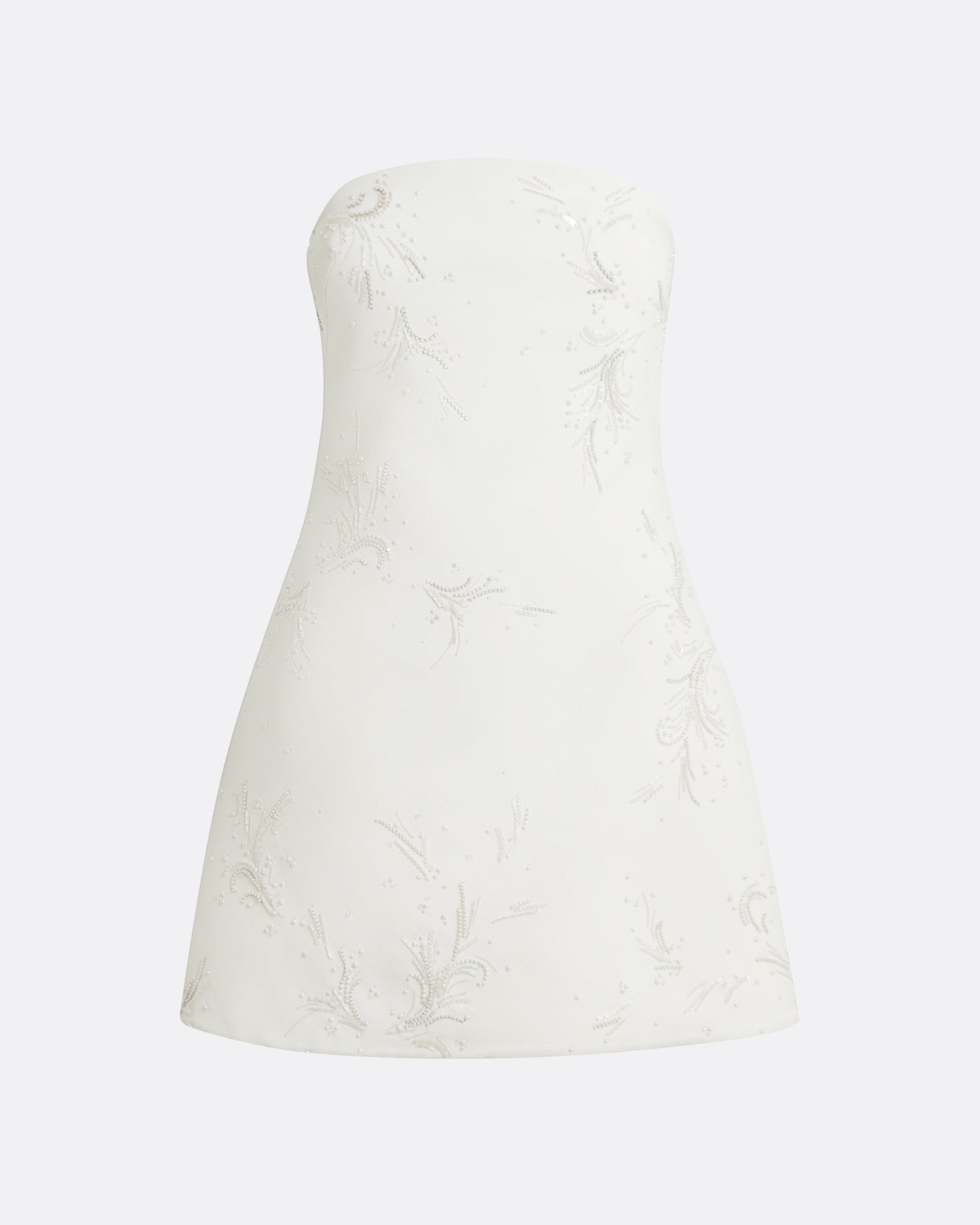 Manorel Ivory Harness & Rowan Fern Embroidered Dress