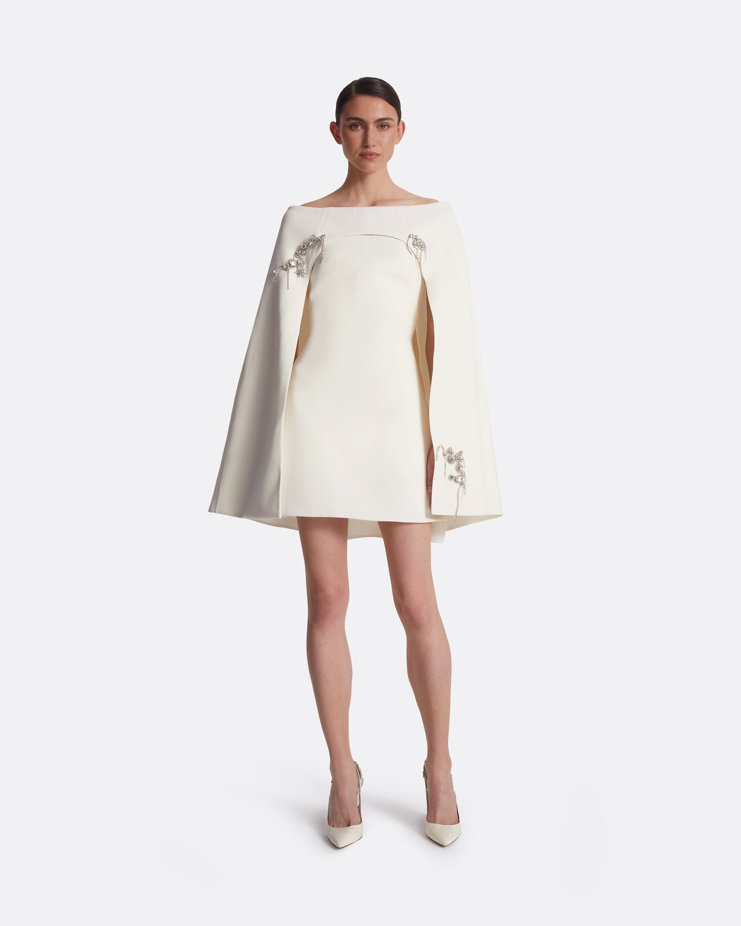 Manorel Ivory And Broken Jewellery Embroidery Harness