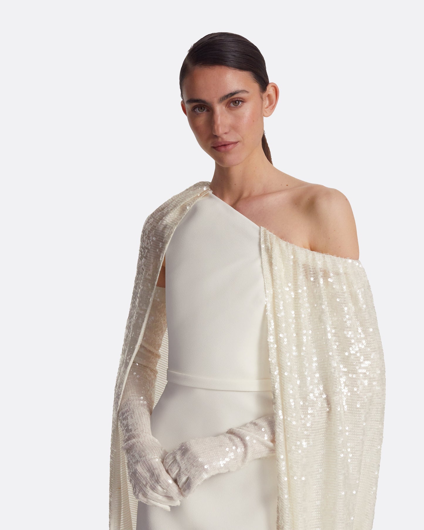 Janie Ivory Short Dress