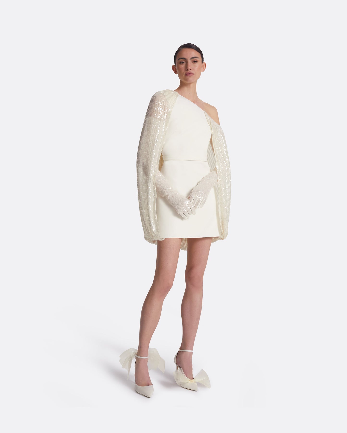 Janie Ivory Short Dress