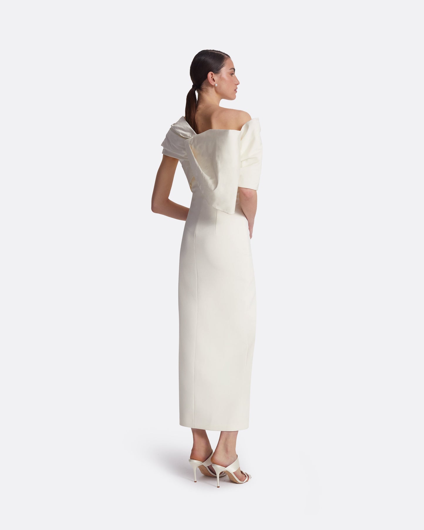 Stranna Ivory Midi Dress