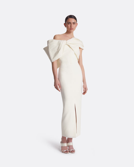 Stranna Ivory Midi Dress