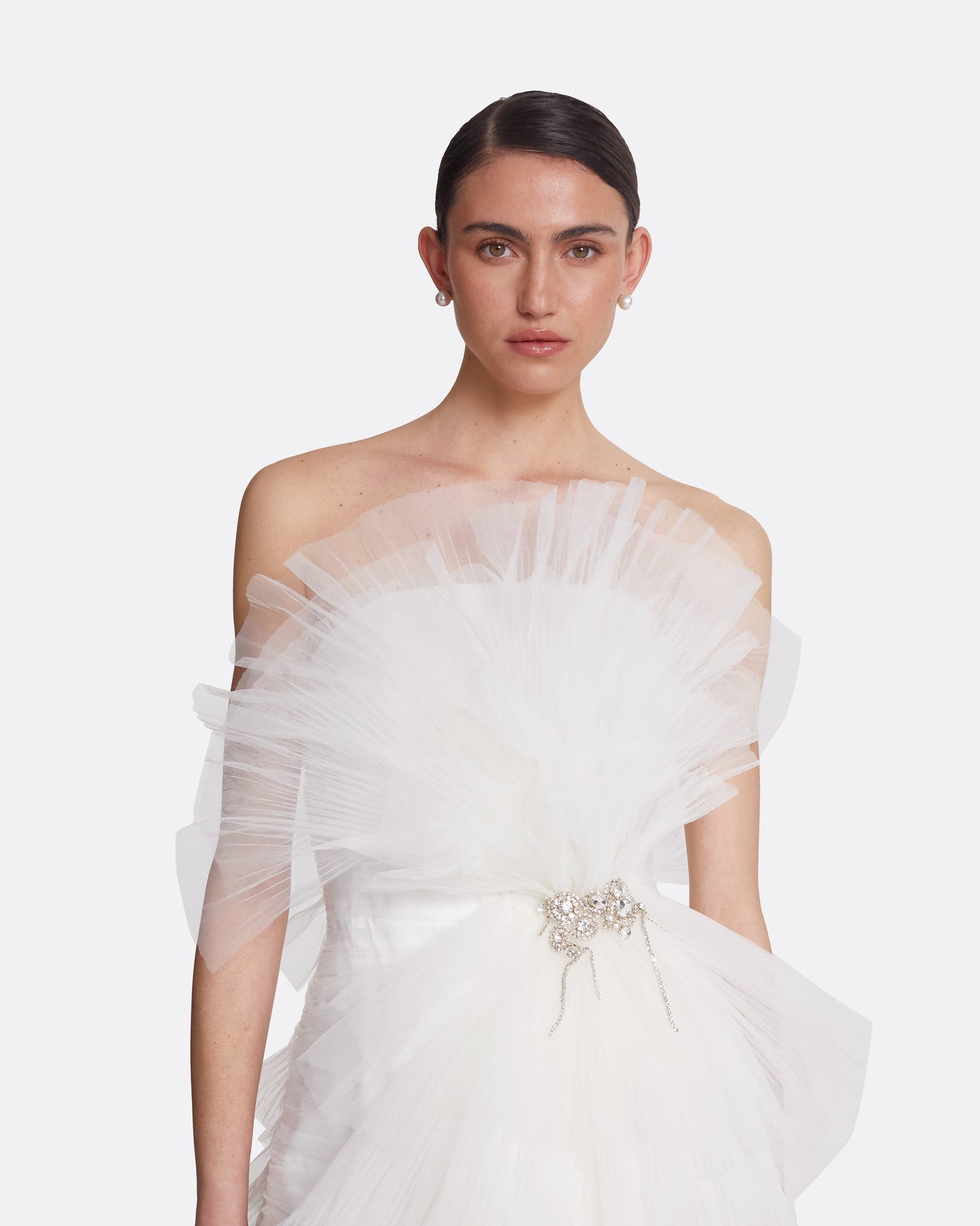 Tissy Ivory Short Dress