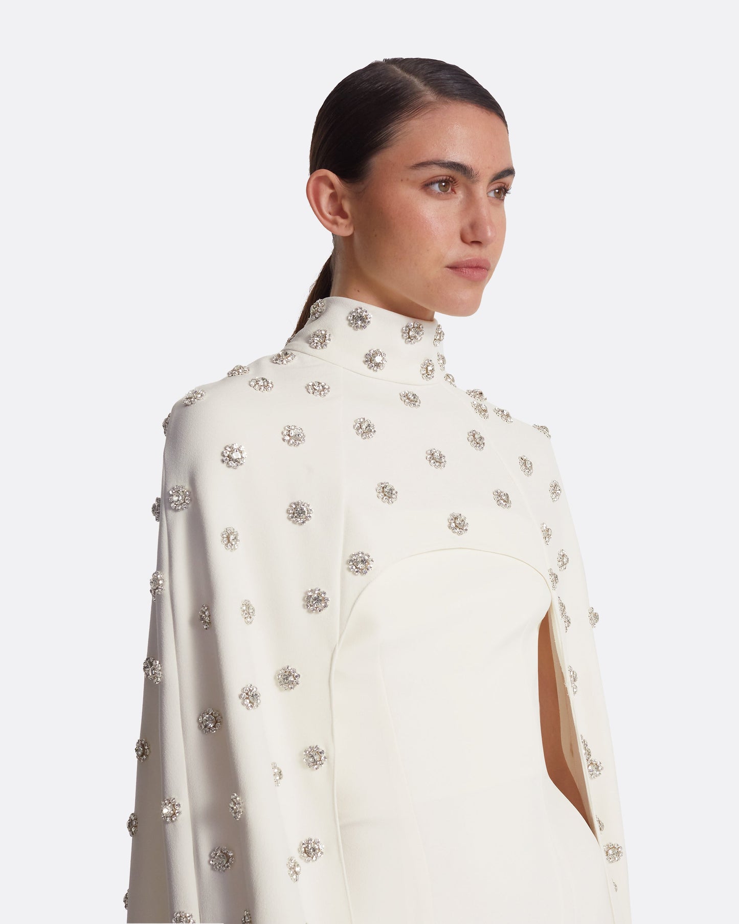 Manore Ivory Harness With Soshin Long Dress