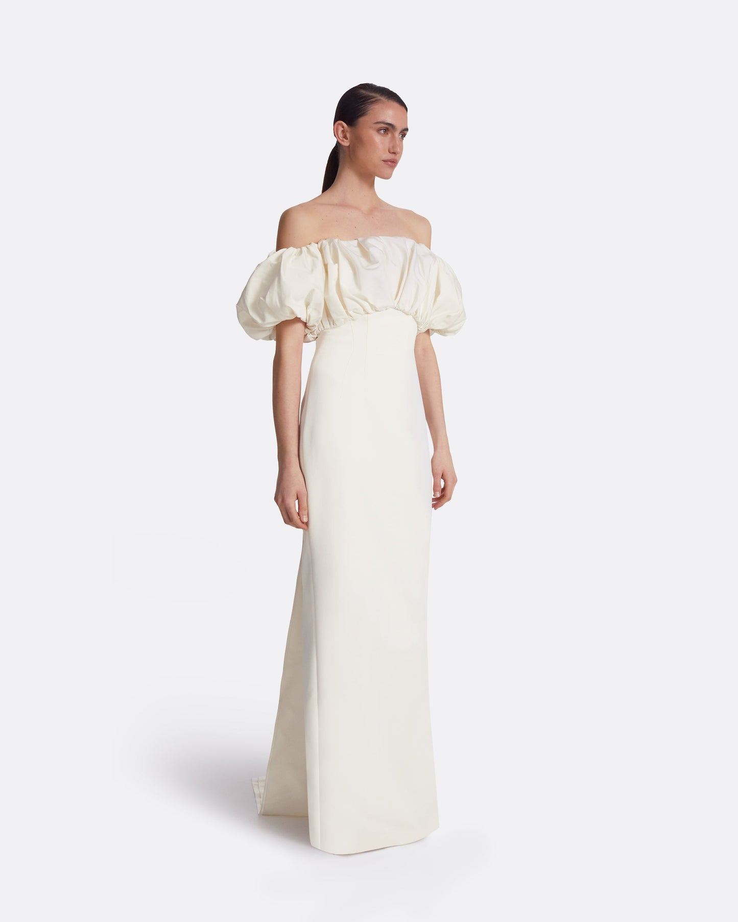 Milia Ivory Long Dress