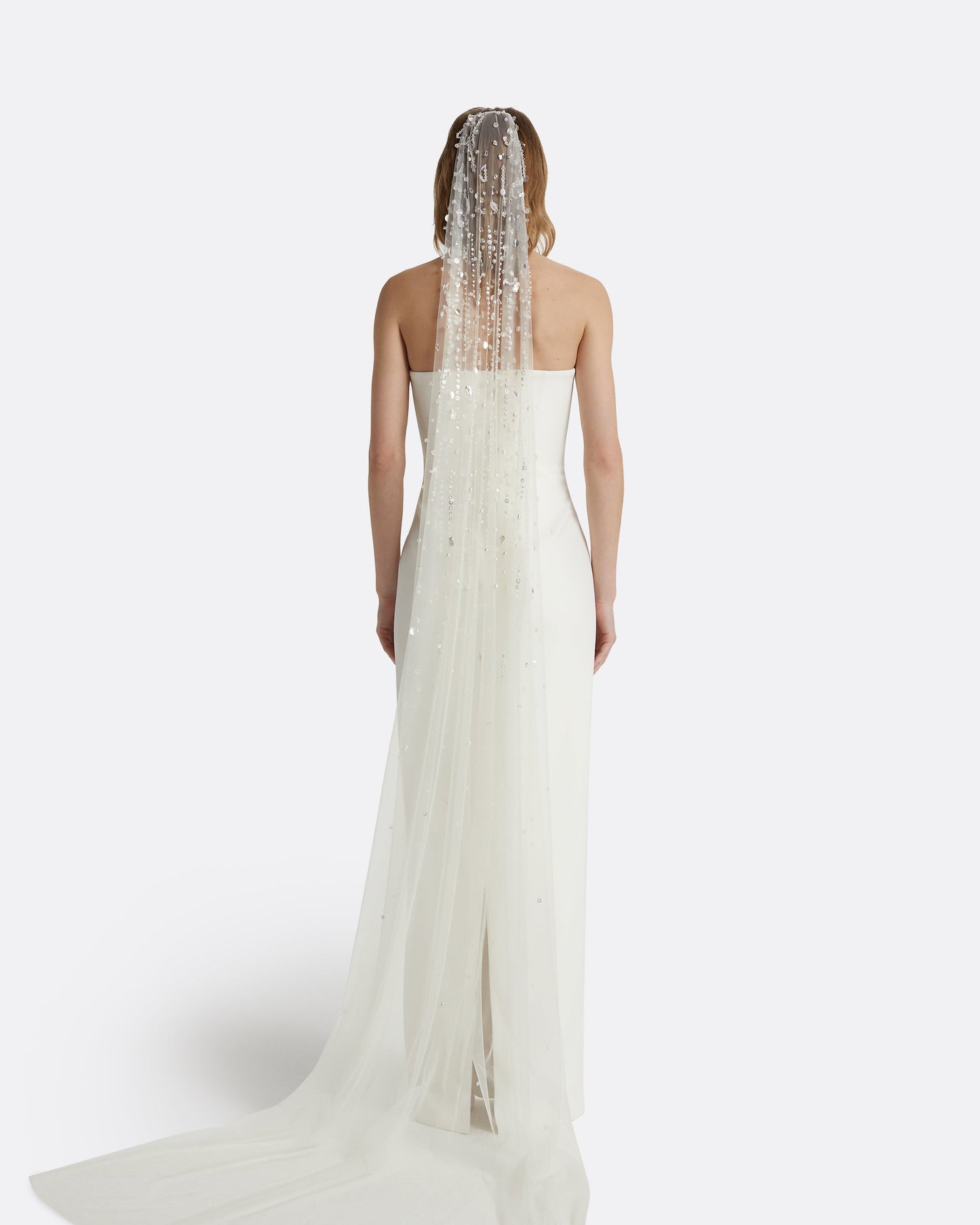 Edith Cecil Embroidered Veil