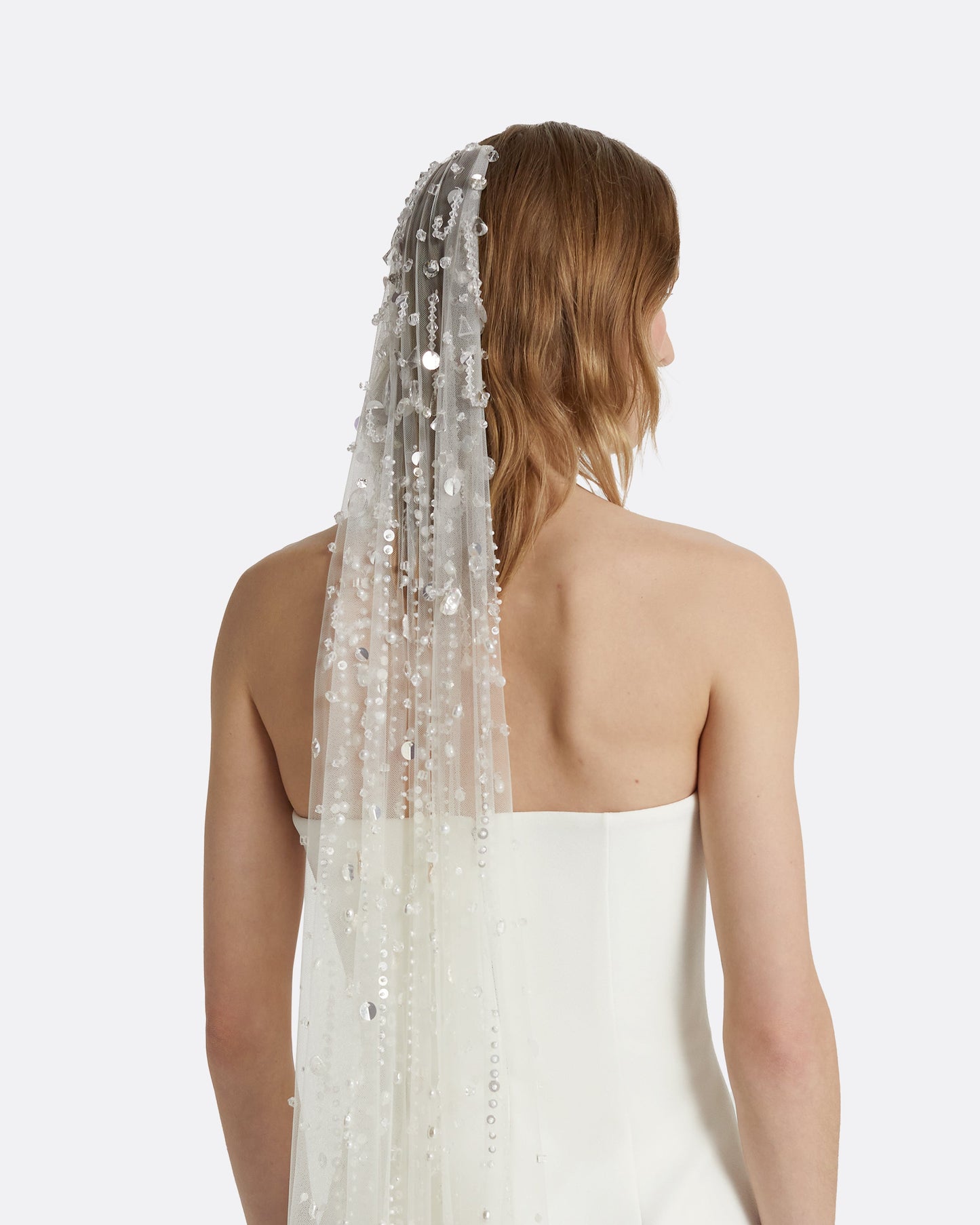 Edith Cecil Embroidered Veil