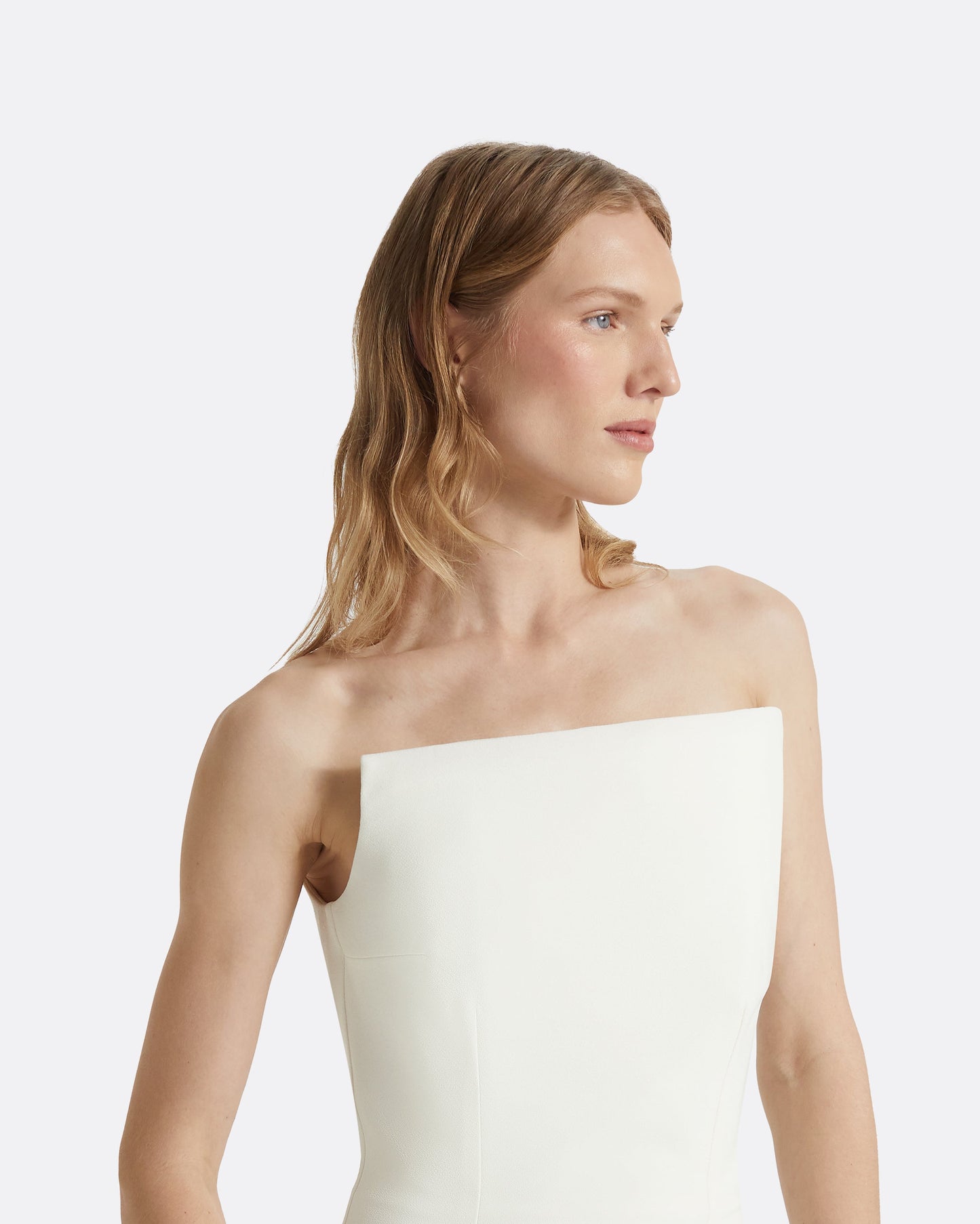 Pia Ivory Long Dress