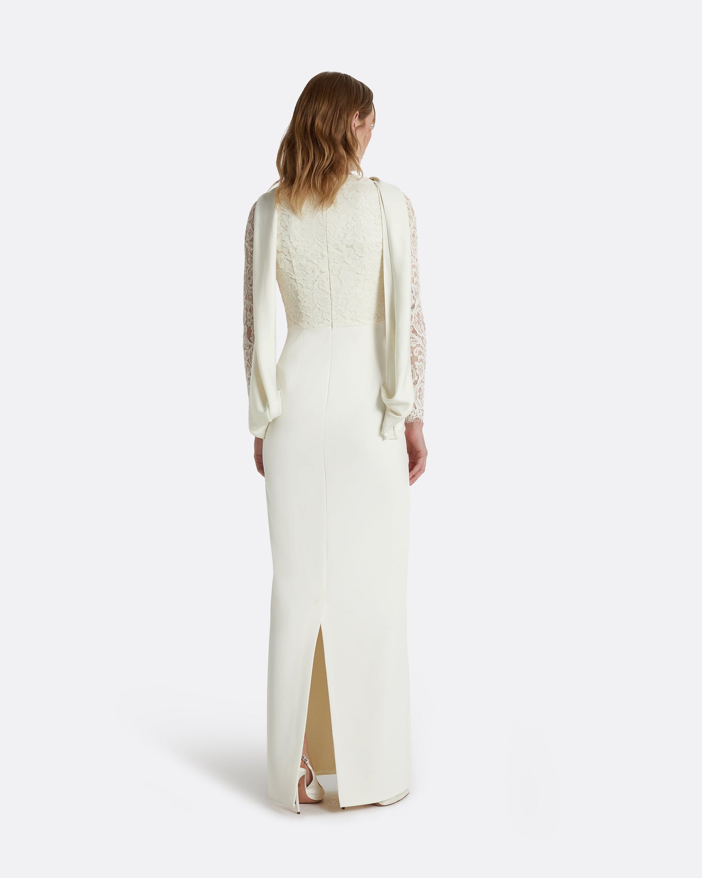 Serryna Long Dresses In Ivory