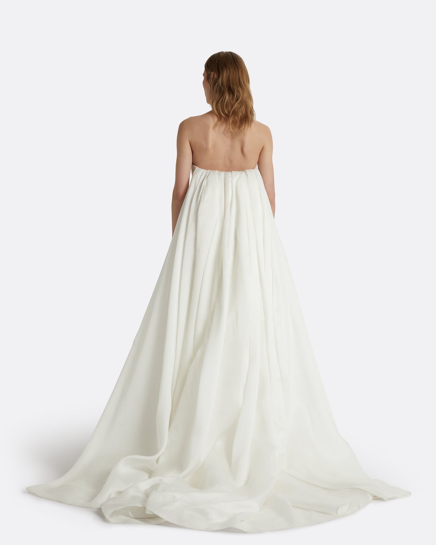 Olena Long Dresses In Ivory