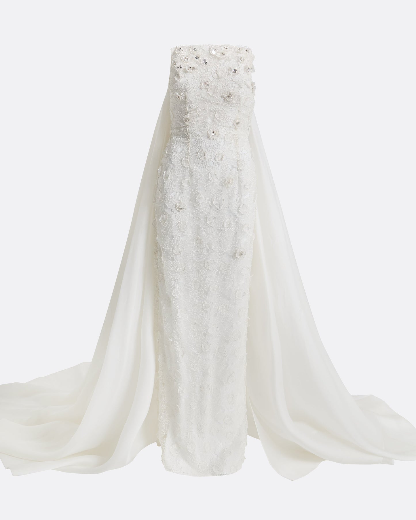 Olena Long Dresses In Ivory