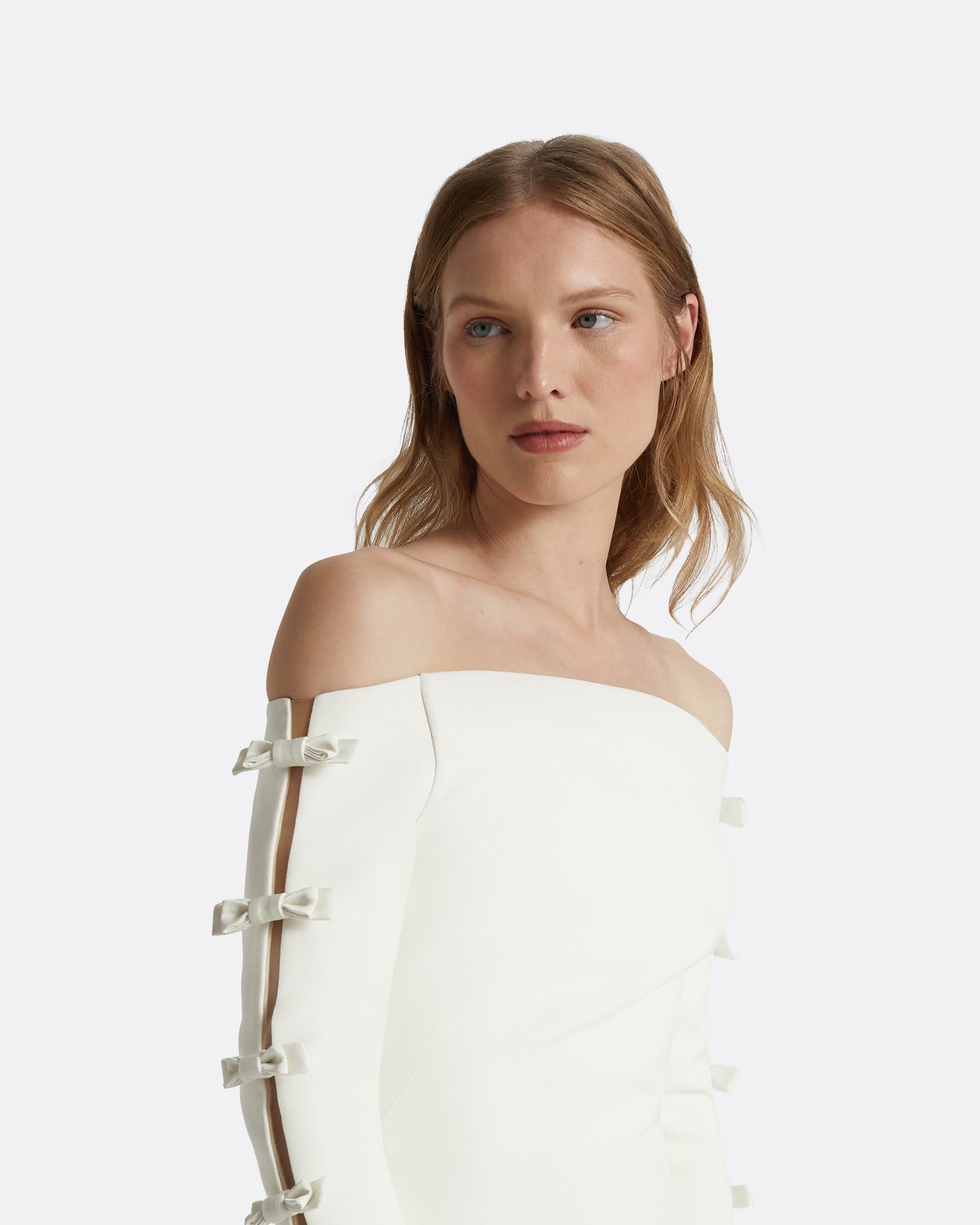 Morag Ivory Long Dress