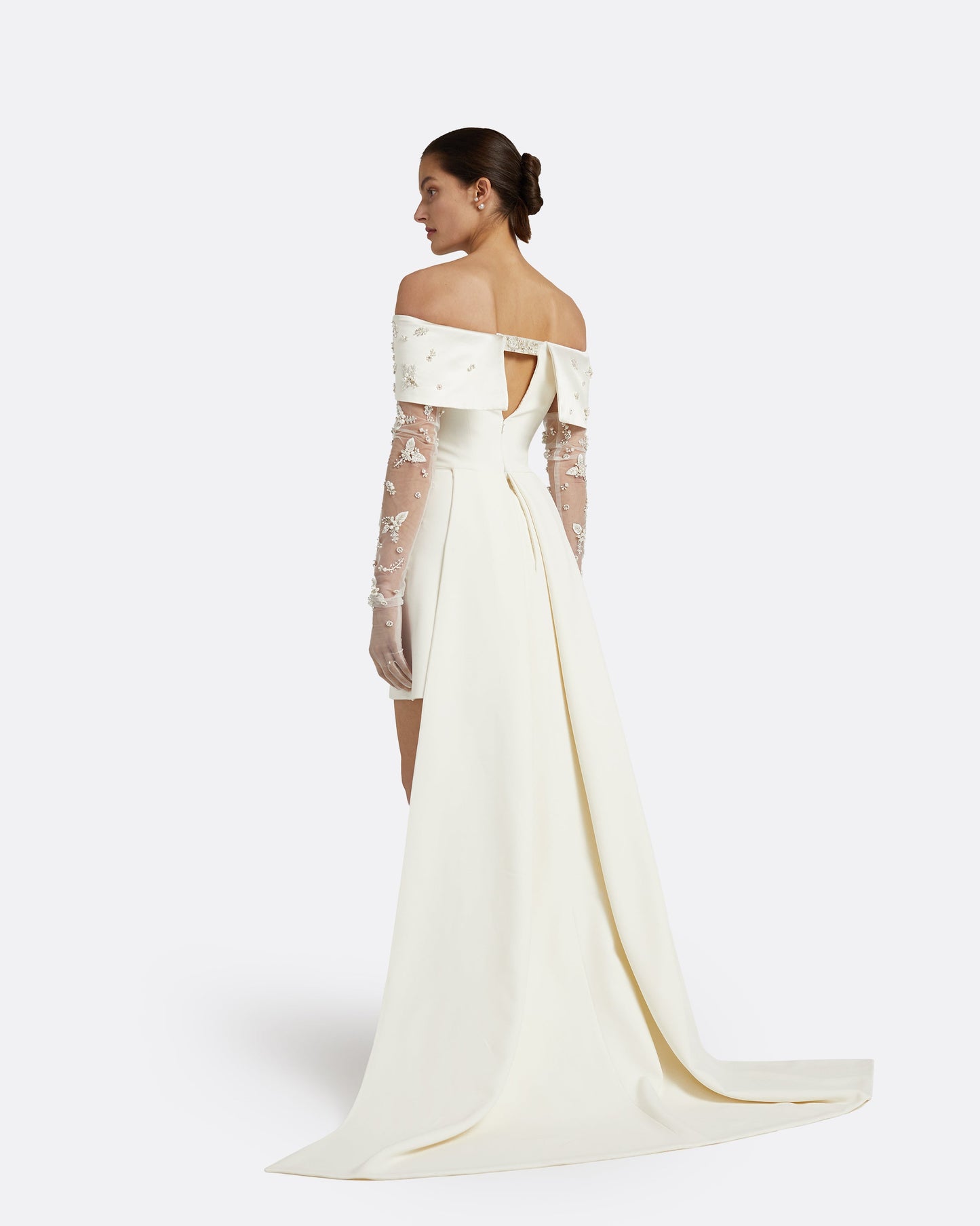 Shina Ivory Short Dress