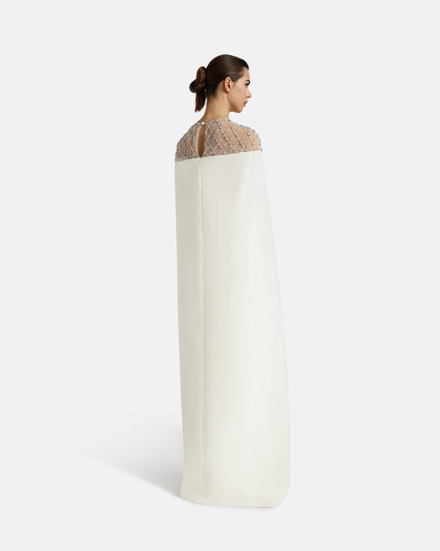 Ambere Ivory Long Dress