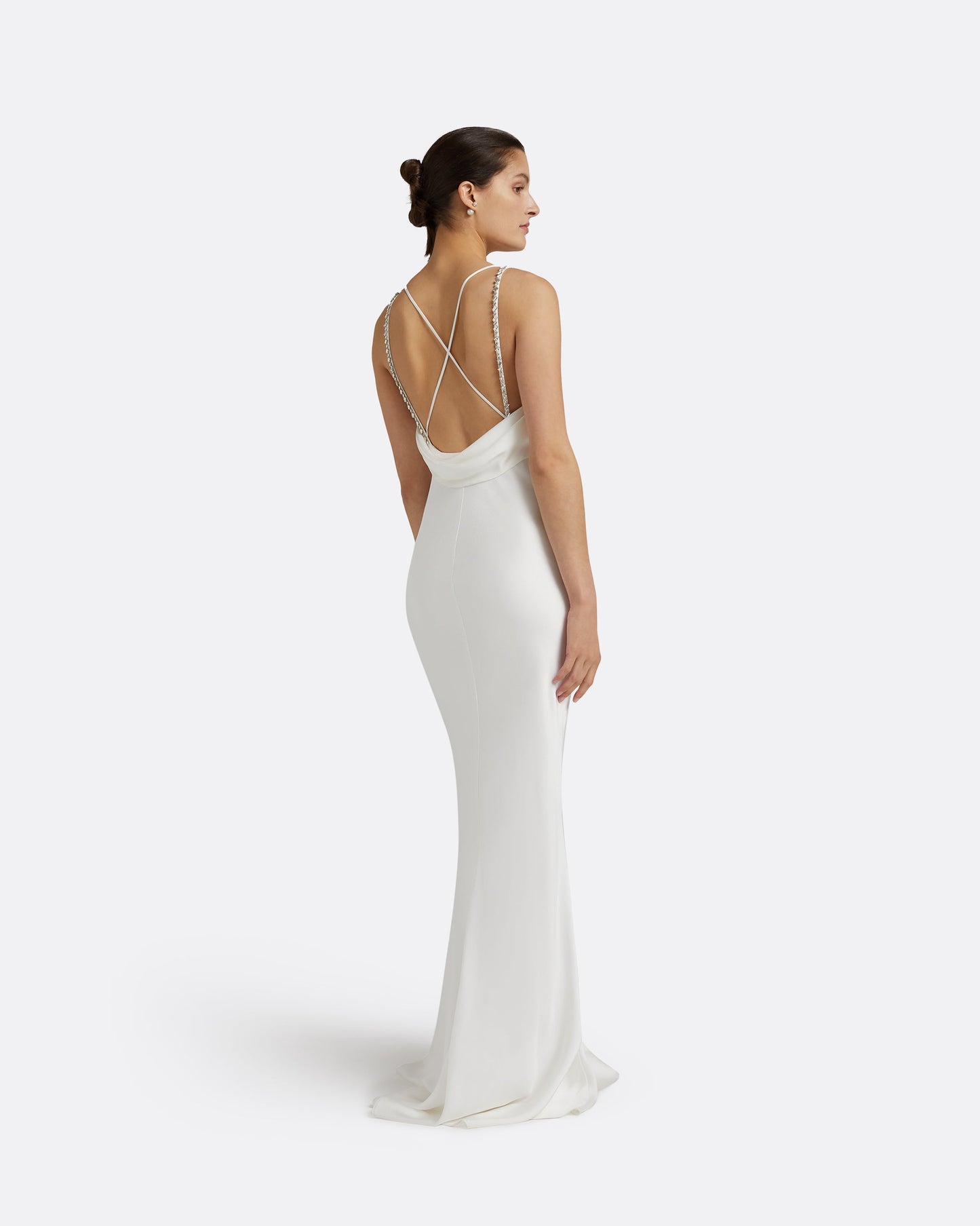 Bella Ivory Long Dress