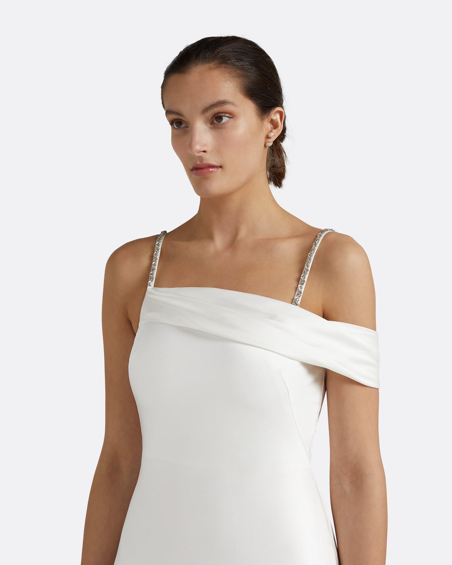 Brooke Ivory Long Dress