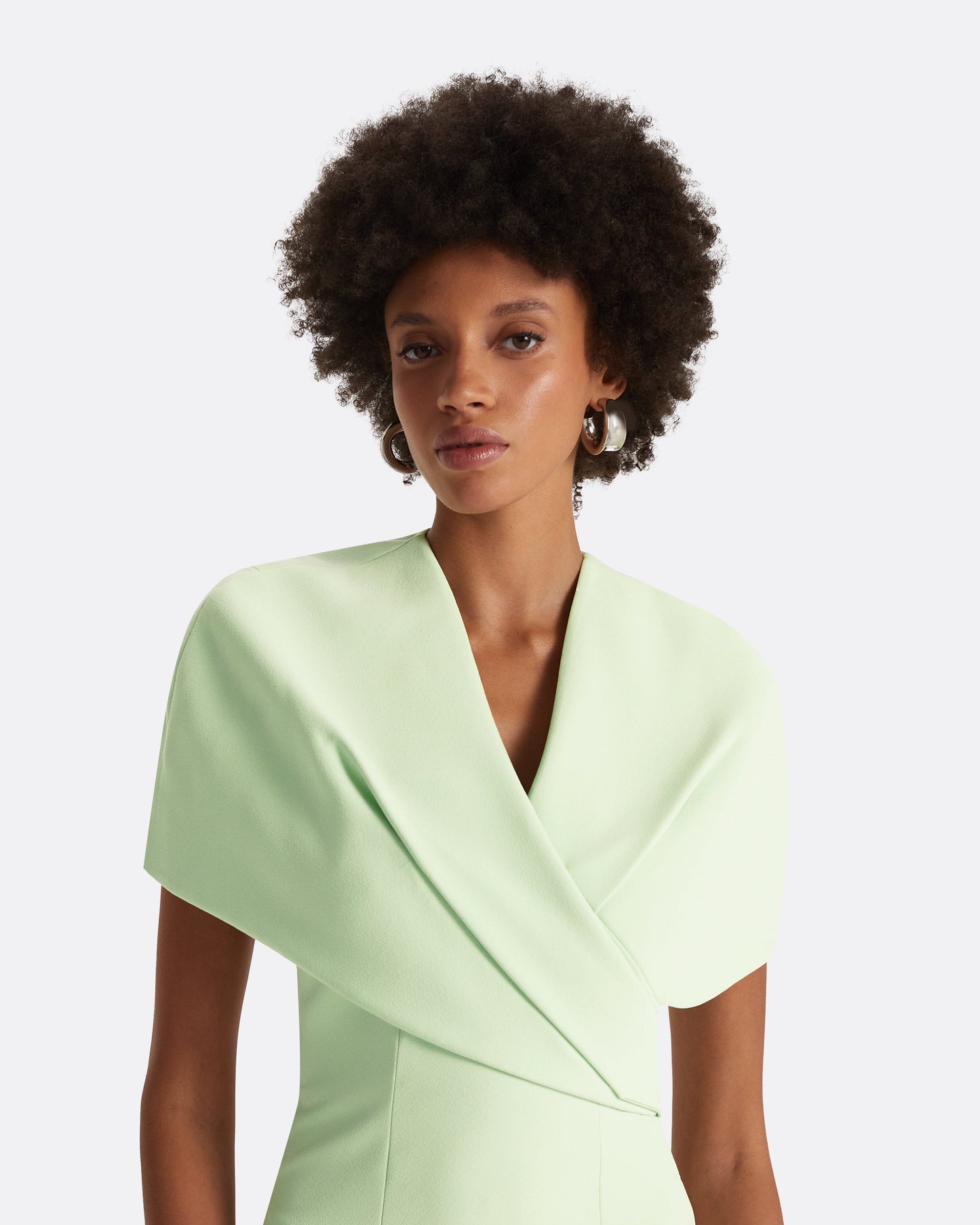 Flora Aloe Midi Dress