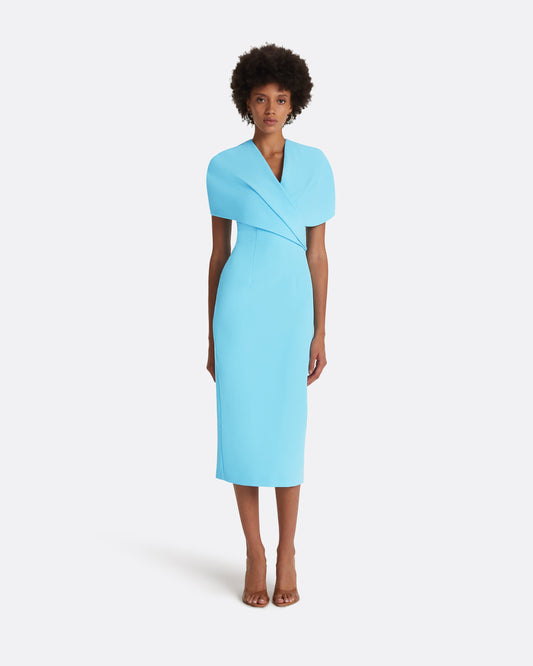 Flora Topaz Midi Dress