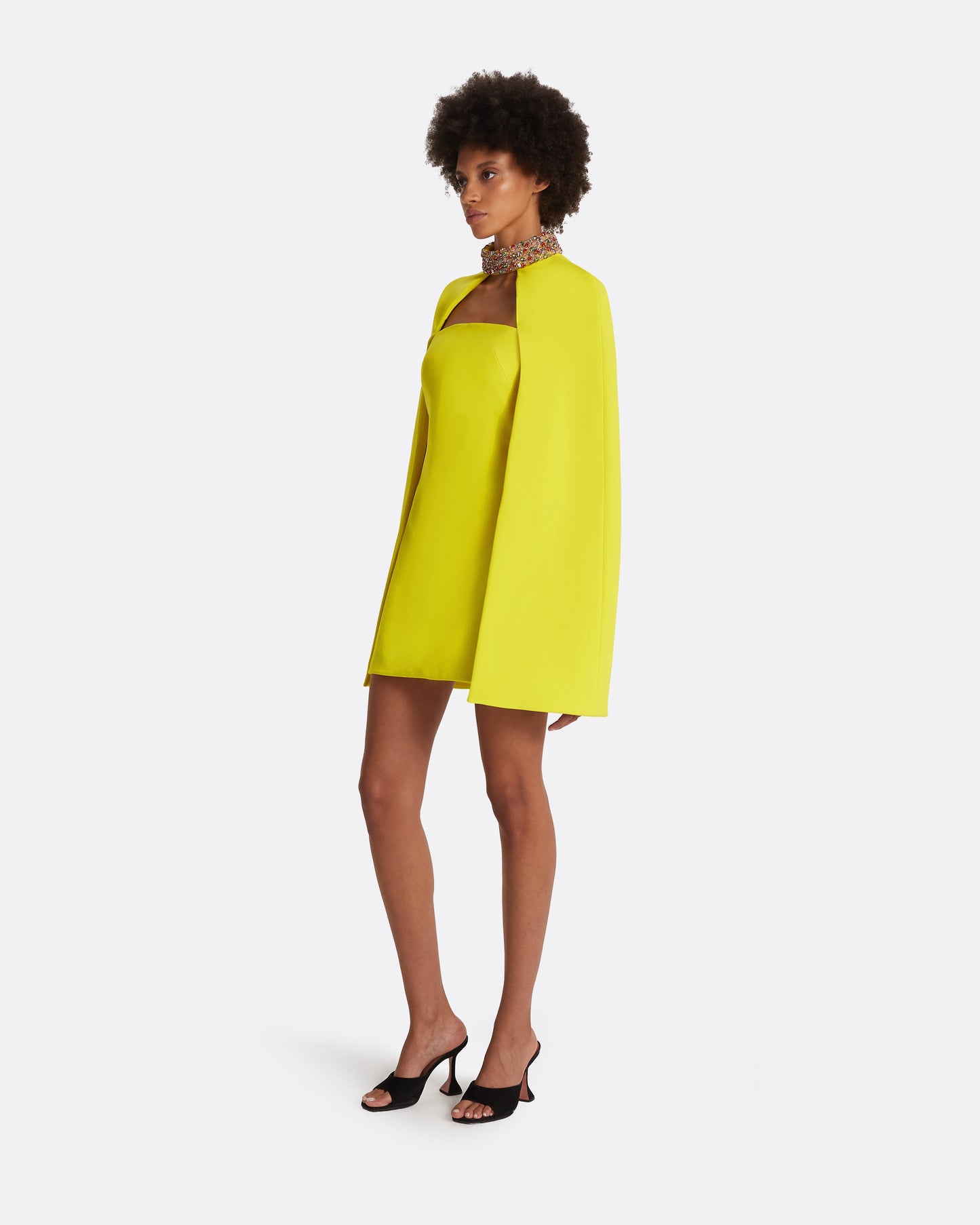 Harlow Chartreuse Short Dress