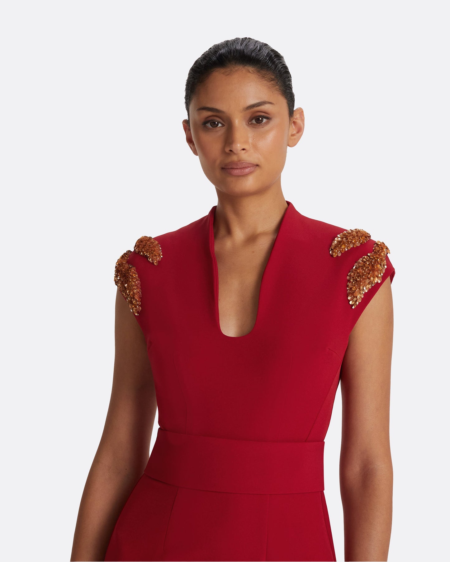 Dana Azalea Red Long Dress