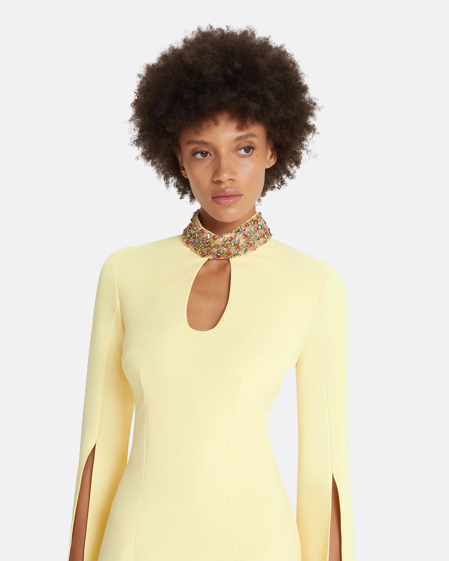 Anouk Pale Yellow Long Dress