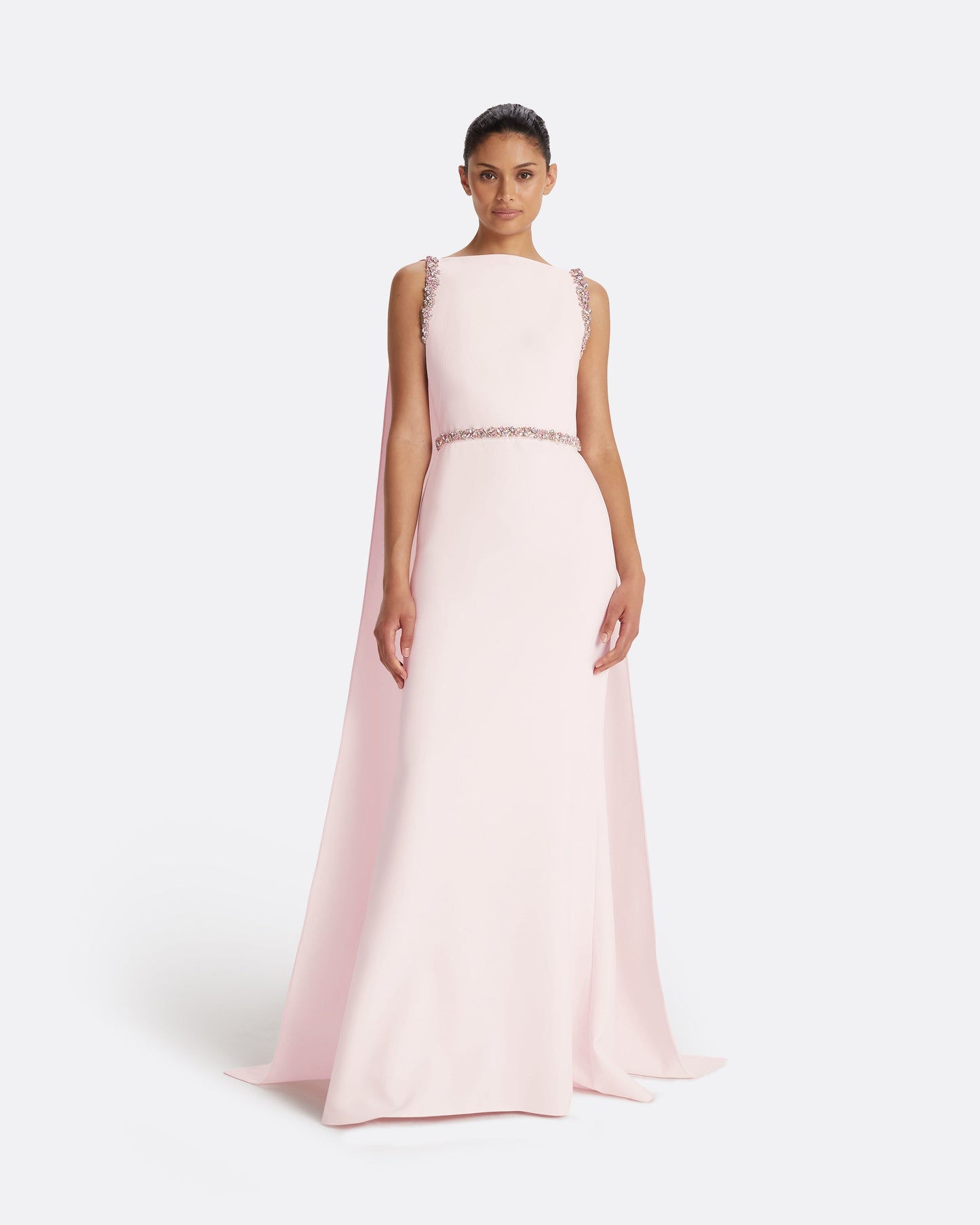 Ginevra Barely Pink Long Dress