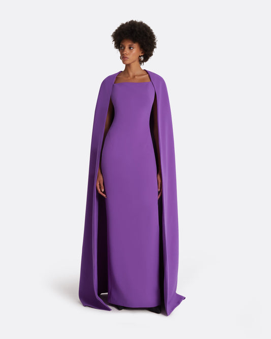 Cinza Lilac Long Dress