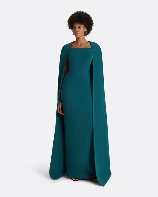 Cinza Poseidon Long Dress