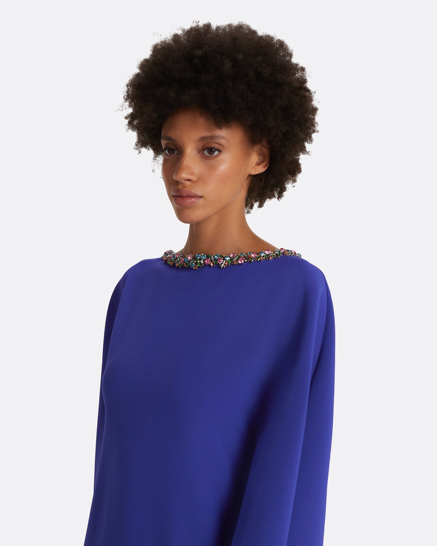 Amarella Azure Blue Long Dress