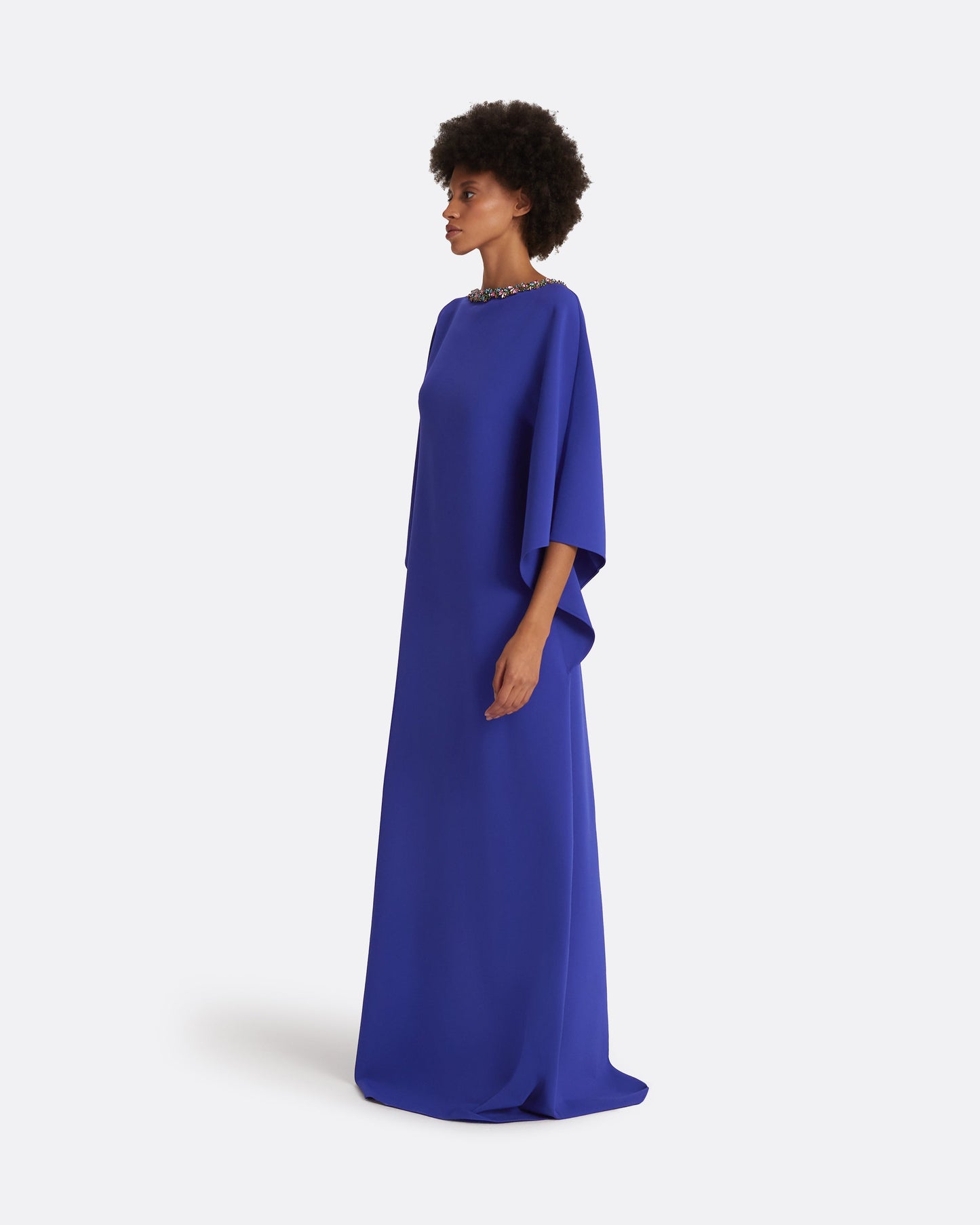 Amarella Azure Blue Long Dress