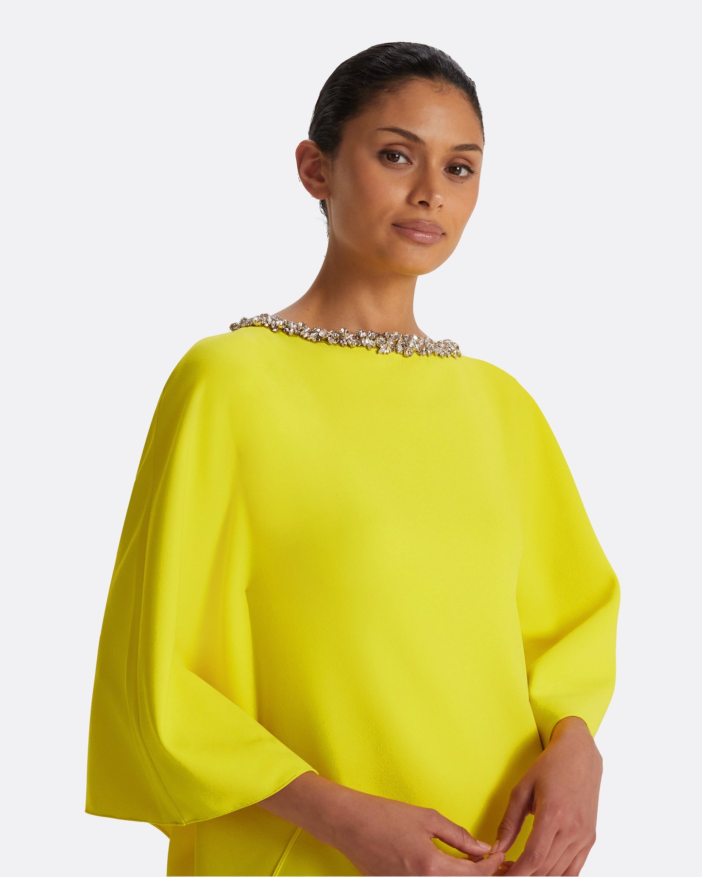 Amarella Chartreuse Long Dress