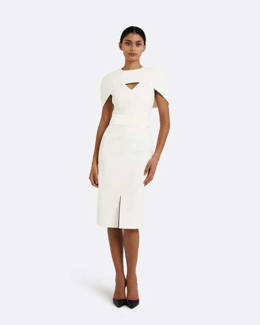 Rosa Ivory Midi Dress