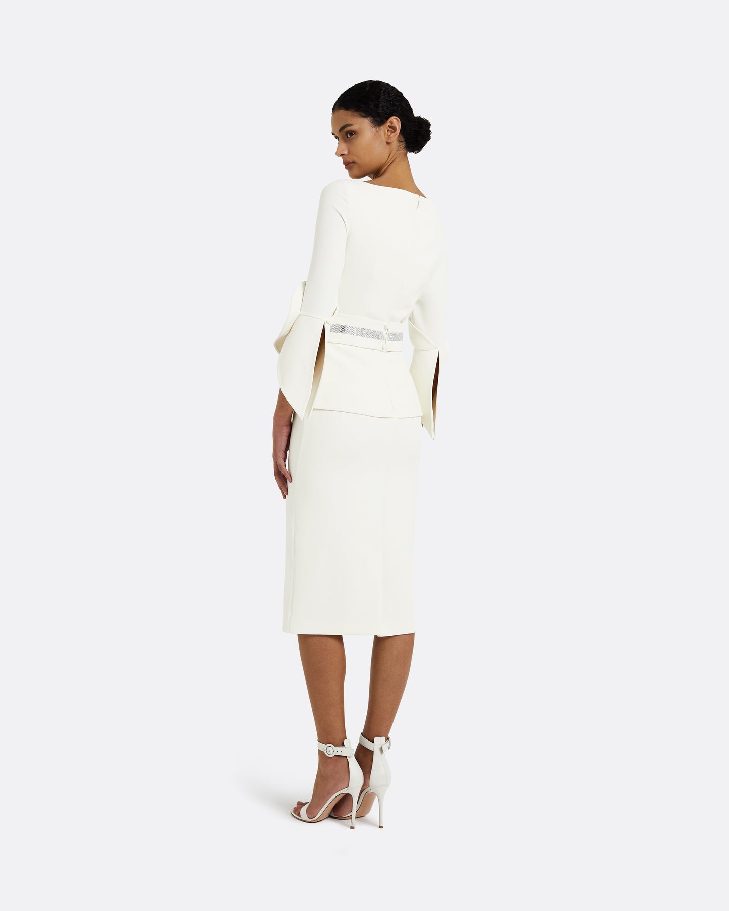 Alondra Ivory Midi Dress