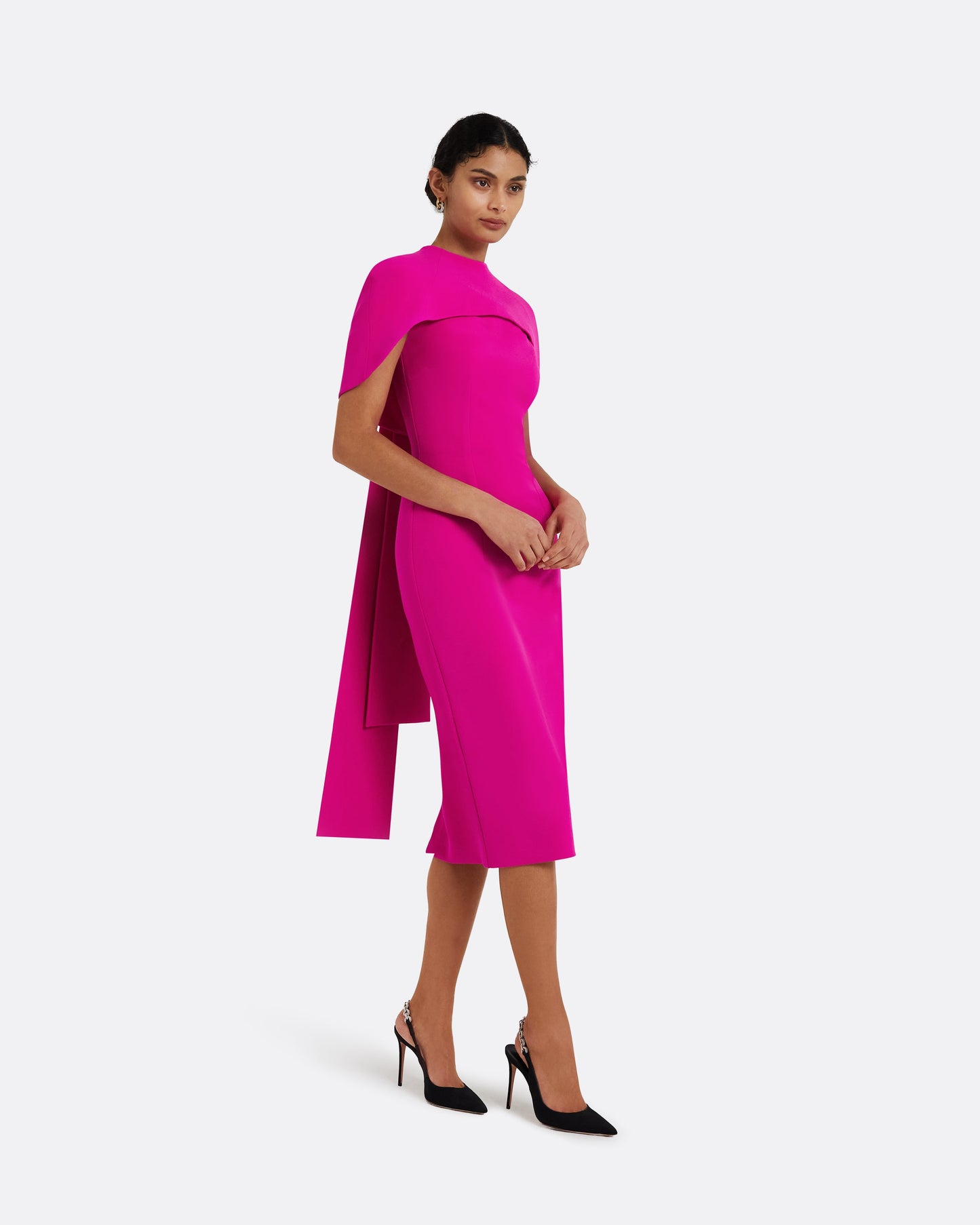 Kalika Wild Strawberry Midi Dress