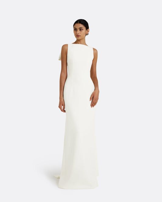 Celestia Ivory Long Dress