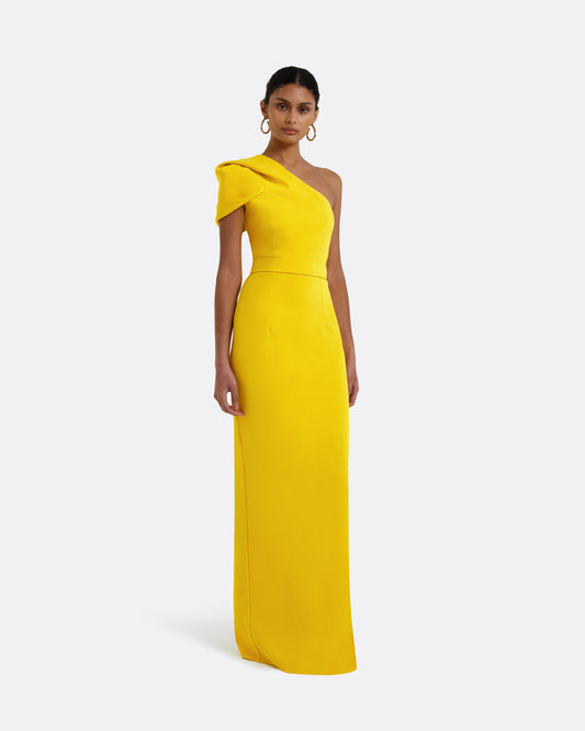 Kora Canary Long Dress