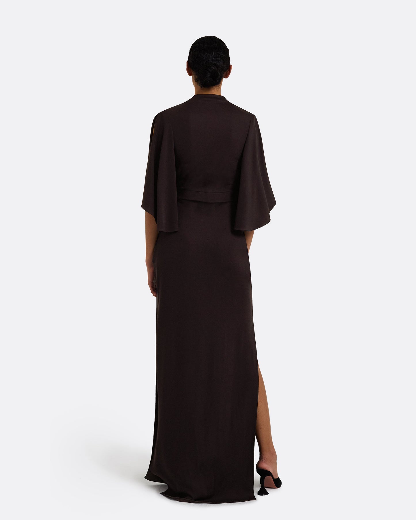 Oro Dark Mocha Long Dress