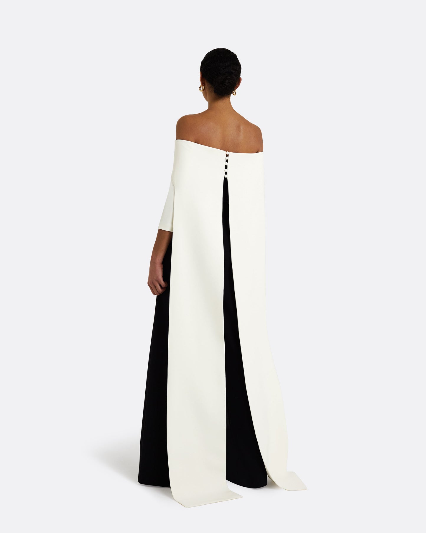 Bellara Ivory Harness & Black Takayama Jumpsuit